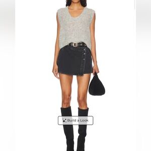 NWT We The Free Wynne Denim Skirt in Eclipse
Size 27